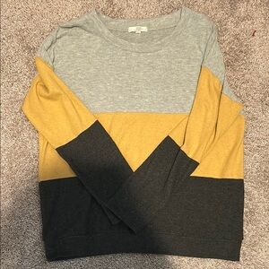 Colorblock Long Sleeve Top